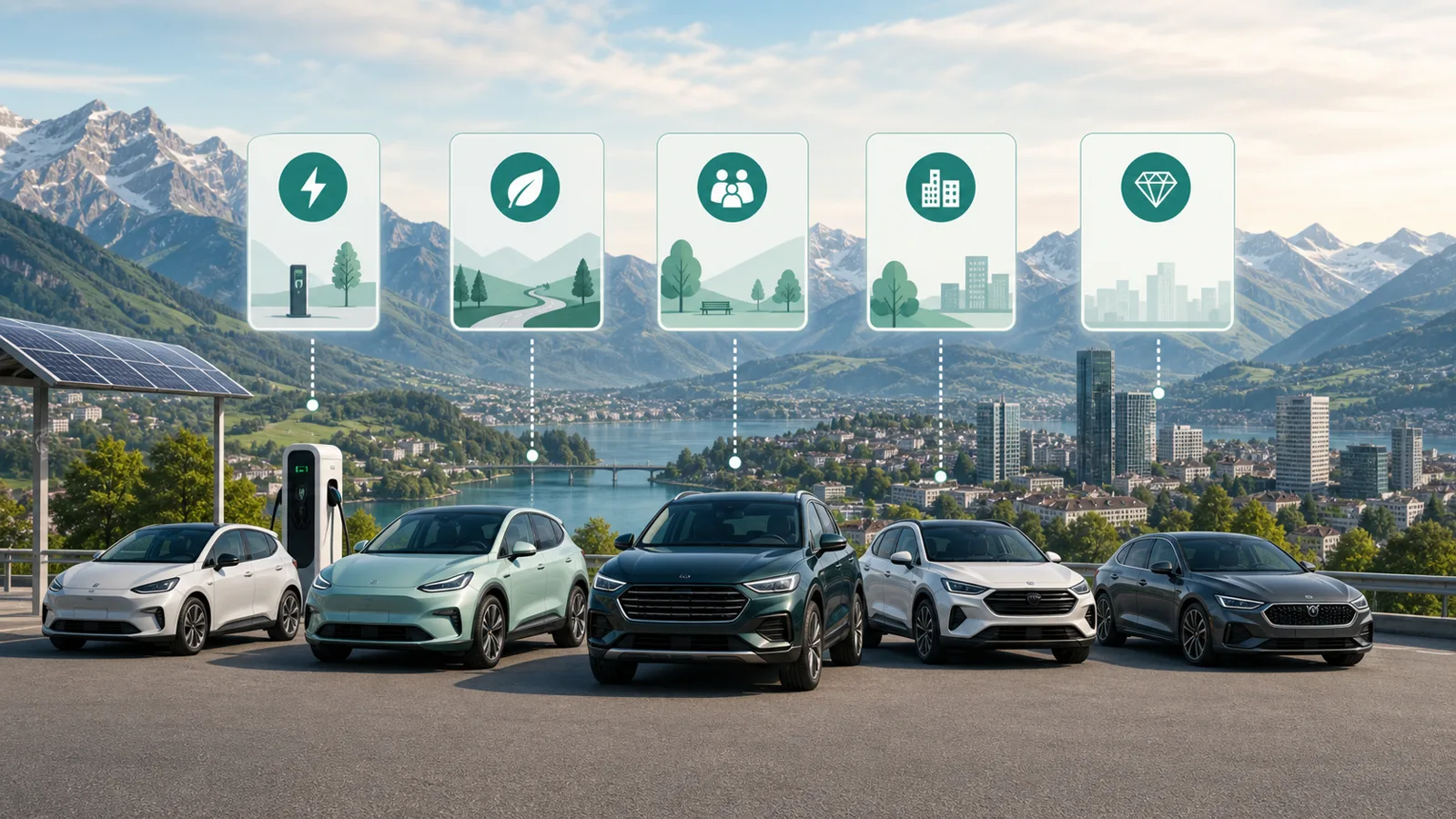 Image d'en-tête éditoriale pour le guide AutoTyp des meilleures voitures à acheter en Suisse en 2026