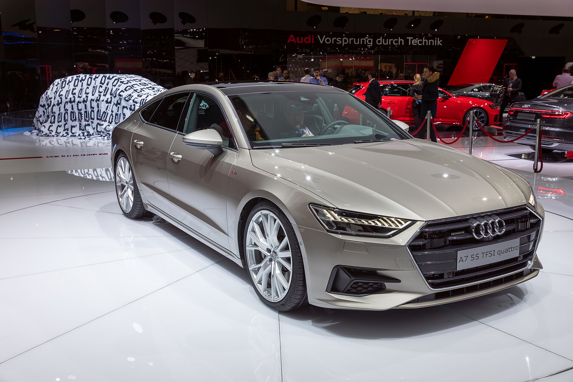 Audi A7 Modellbild für Schweizer Typenschein- und Fahrzeugdaten