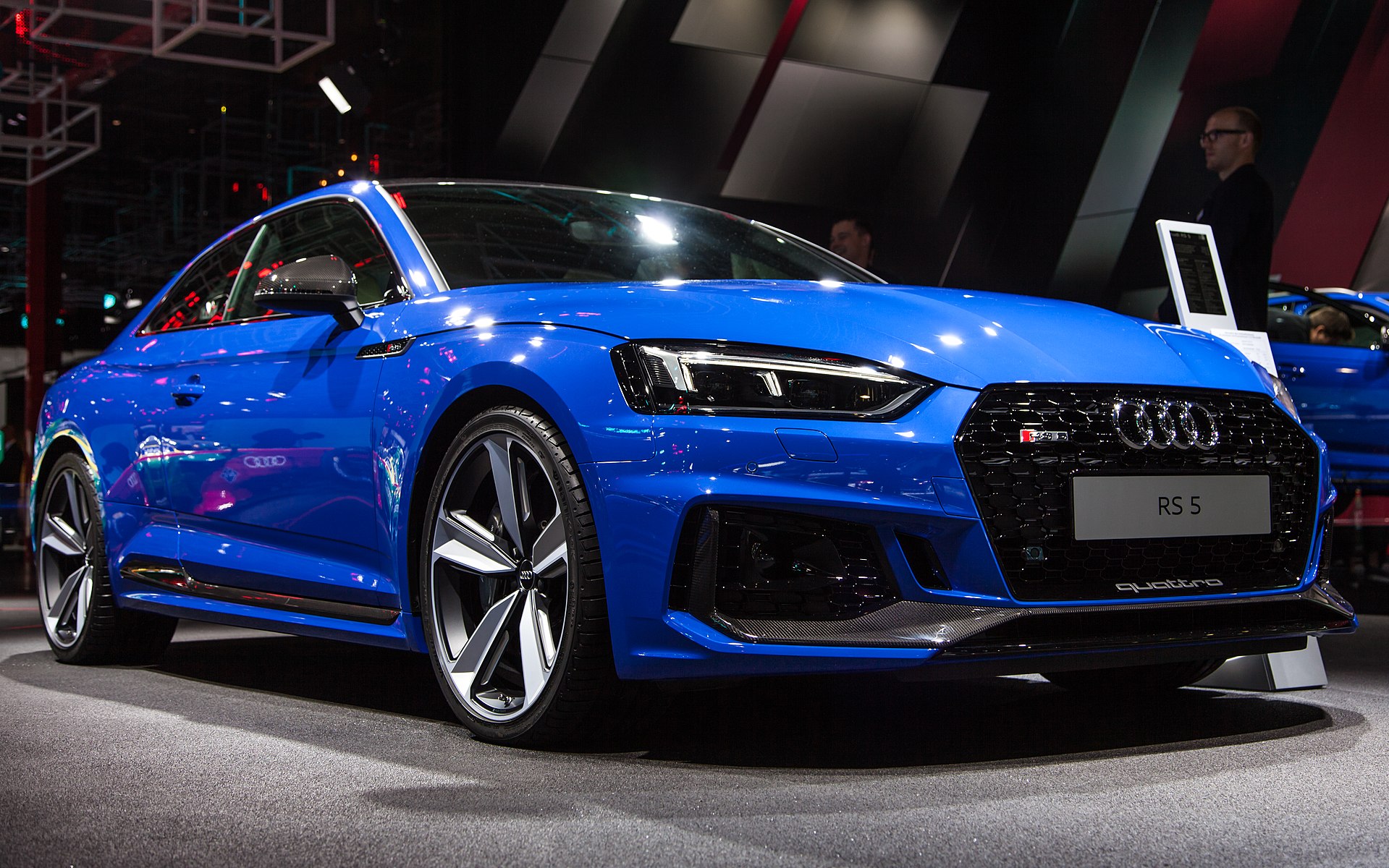 Audi RS5 Modellbild für Schweizer Typenschein- und Fahrzeugdaten