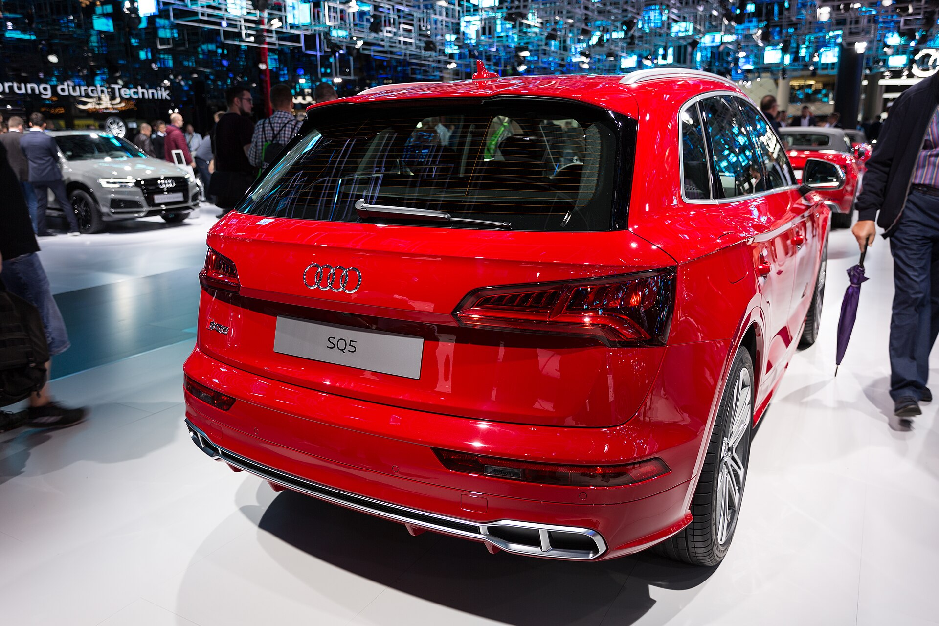 Audi SQ5 Modellbild für Schweizer Typenschein- und Fahrzeugdaten
