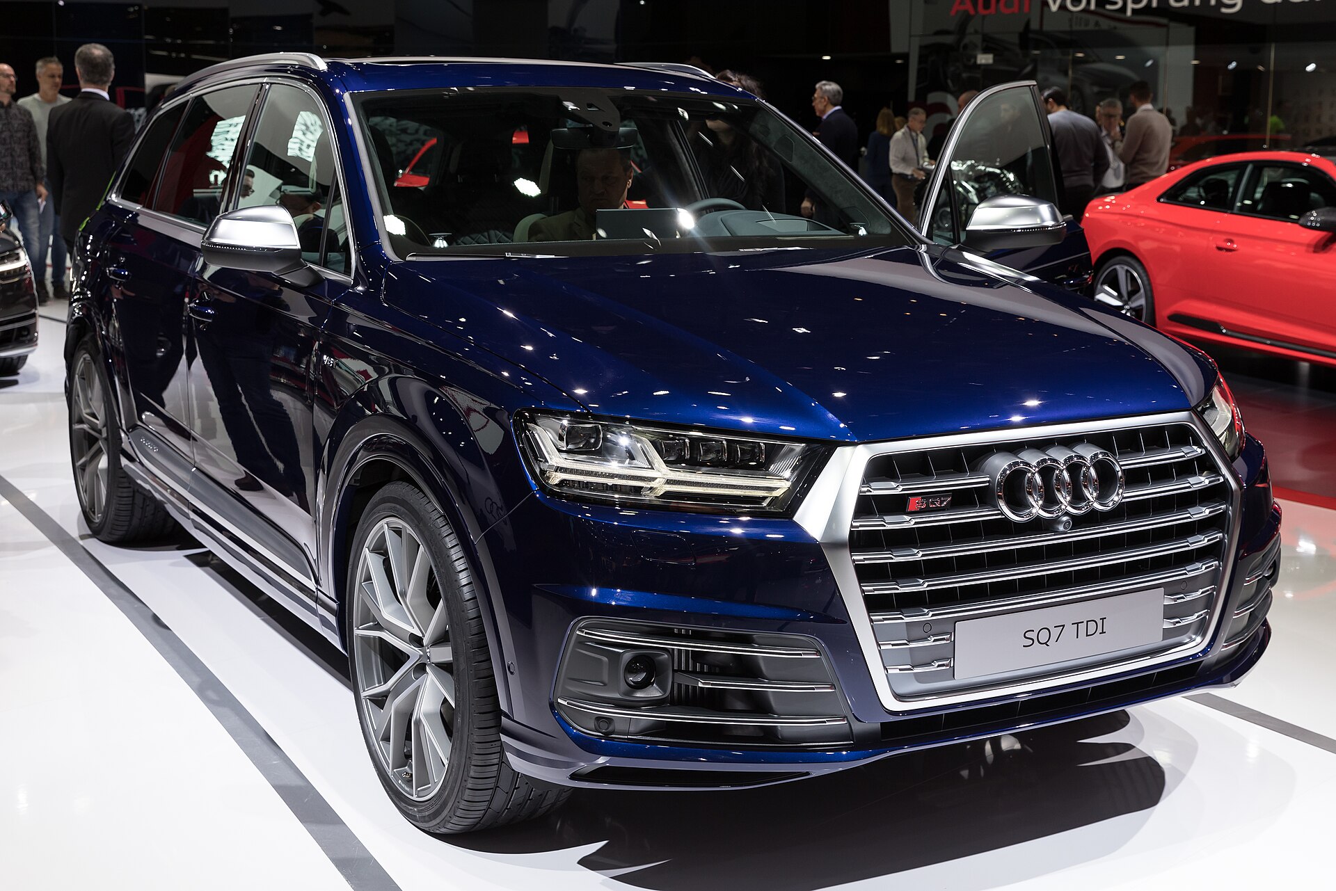 Audi SQ7 Modellbild für Schweizer Typenschein- und Fahrzeugdaten